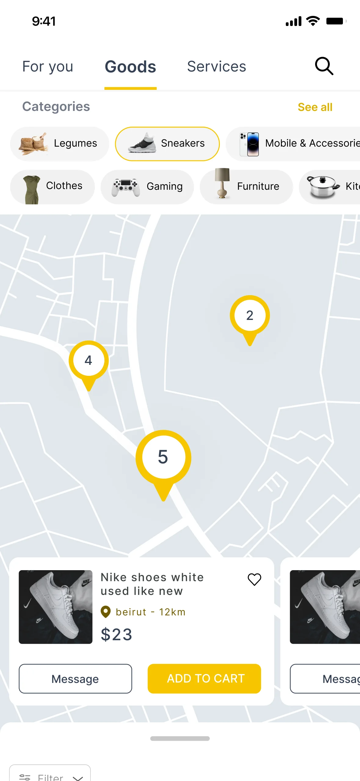 Map-Based Search
